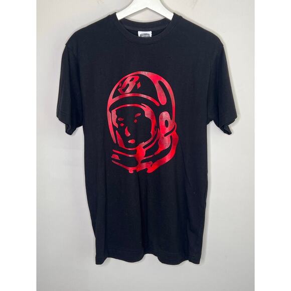 Billionaire Boys Club BBC Astronaut Red Helment Black Tshirt Men's Size S - Picture 2 of 7